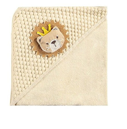 Organik Bebek Bornoz Seti Lüx  Unisex Tasarım, Yumuşacık ve Doğal