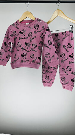 Kız Bebek 2’li Günlük Pamuklu Takım Alt Üst Günlük Şık Set 6–24 Ay