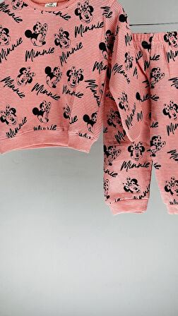 Kız Bebek 2’li Günlük Pamuklu Takım Alt Üst Günlük Şık Set 6–24 Ay