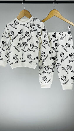 Kız Bebek 2’li Günlük Pamuklu Takım Alt Üst Günlük Şık Set 6–24 Ay