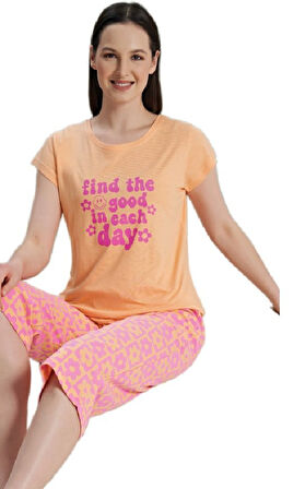 Kaprili Pijama Takımı S/XL Marina Bella Yumuşak Rahat Ev Giyim Hediyelik