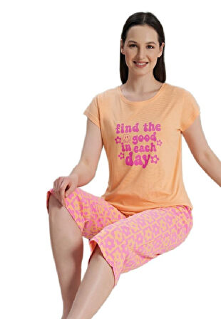 Kaprili Pijama Takımı S/XL Marina Bella Yumuşak Rahat Ev Giyim Hediyelik