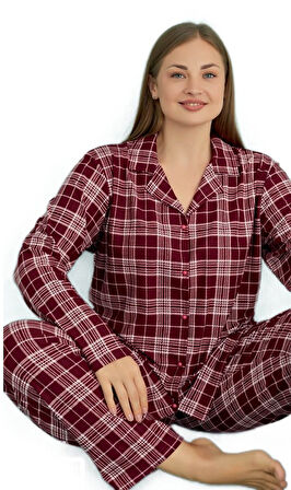 Büyük Beden Kadın Süet Kışlık Pijama Takımı Isabella Conti Tasarım Rahat Ev Giyim Hediyelik