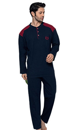 Dario Monte Kışlık İnterlok Kumaş Büyük Beden Erkek Pijama Takımı 3XL–5XL