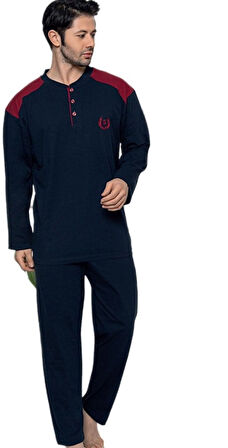 Dario Monte Kışlık İnterlok Kumaş Büyük Beden Erkek Pijama Takımı 3XL–5XL