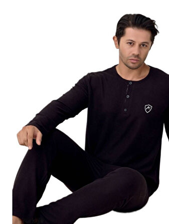 Core Prime Waffle Kumaş Erkek Pijama Takımı Sıcak ve Nefes Alan M/2XL