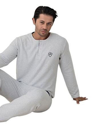 Maison Waffle Kumaş Erkek Pijama Takımı Terletme Yapmayan Kumaş M/2XL