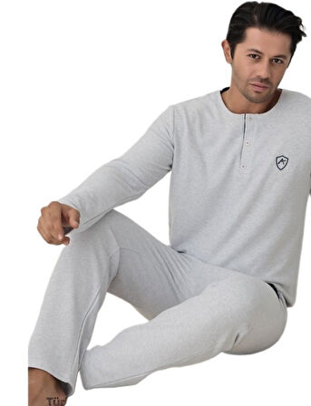 Maison Waffle Kumaş Erkek Pijama Takımı Terletme Yapmayan Kumaş M/2XL