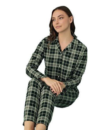 Verlina Süet Kumaş Kadın Pijama Takımı Yumuşak ve Kışlık Konfor S–XXL 