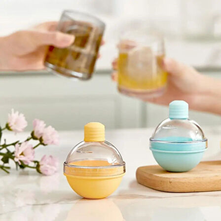 BUFFER® Hunili Altı Silikon Kolay Çıkabilen Büyük Boy Küre Buzluk