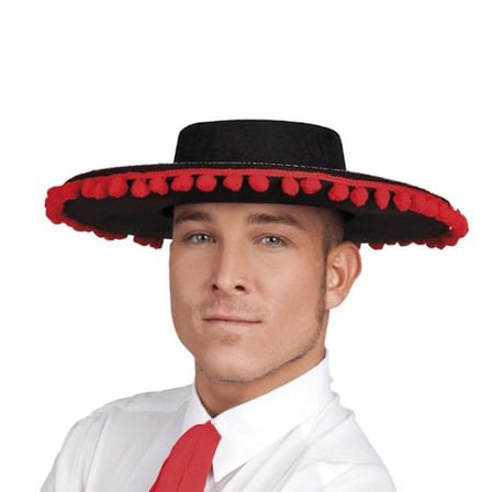 Delux Serisi Cosplay Ürünü Festival Giyimi Karnaval Unsuru Sombrero İspanyol Şapkası