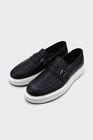 Comfort Taban Hakiki Deri Tokalı Erkek Loafer