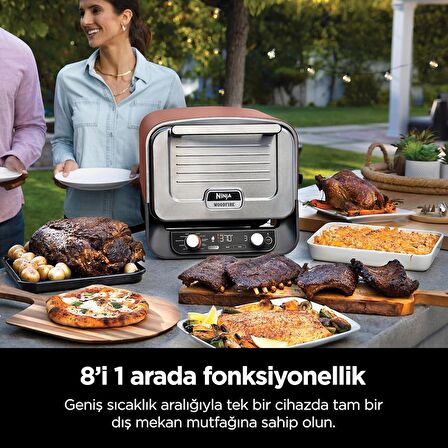 Ninja Woodfire Elektrikli Fırın Izgara
