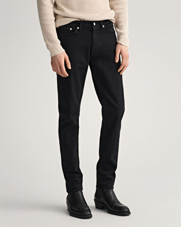 Gant Erkek Siyah Extra Slim Fit Maxen Jean Pantolon