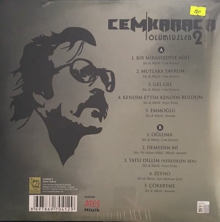 Cem Karaca Ölümsüzler 2 LP Plak