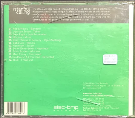 CD İstanbul Calling Ethnic-Electronic CD