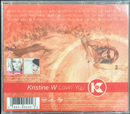 (Müzik CD sidir Plak Değildir) CD Kristine W Lovin' You CD