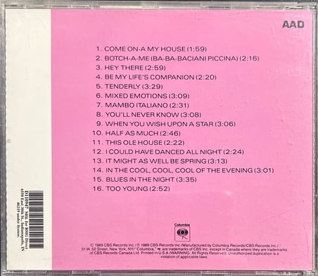 (Müzik CD sidir Plak Değildir) CD Rosemary Clooney 16 Most Requested Songs CD