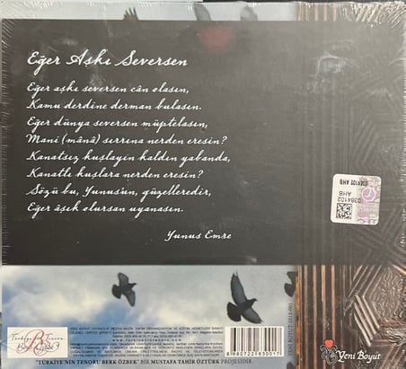 (Müzik CD sidir - Plak Değildir) CD Berk Özbek Eğer Aşkı Seversen Açılmamış Jelatininde CD