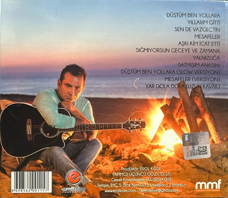 (Müzik CD sidir - Plak Değildir) CD Ferhat Göçer Düştüm Ben Yollara Yıllarım Gitti CD