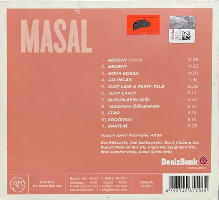 CD Ece Göksu Masal CD