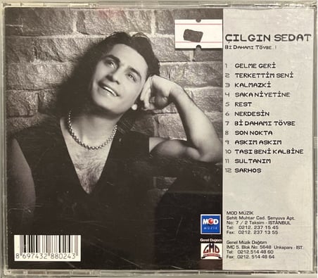 CD Çılgın Sedat Bi Dahamı Tövbe CD
