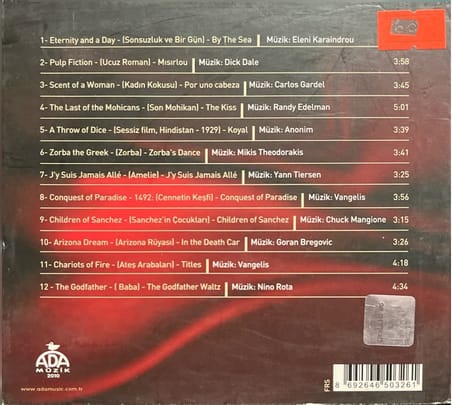 CD Köprüler Beyaz Perde CD