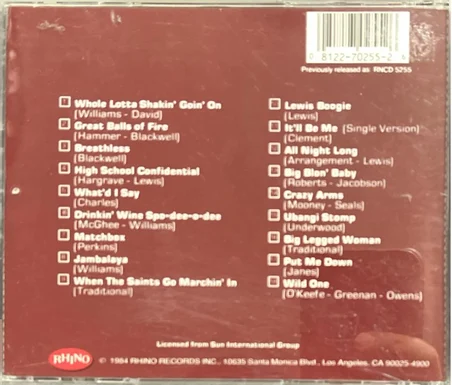 CD Jerry Lee Lewis 18 Original Greatest Hits CD