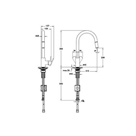 Artema Flow Soft Pull-Out Eviye Bataryası
