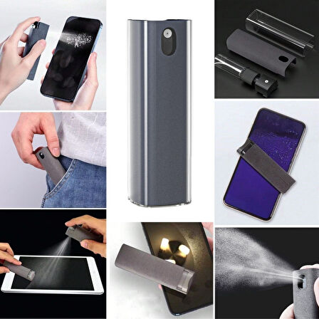 caselka® Telefon,Tablet Ekranı İçin Kendiliğinden Spreyli Ekran Temizleme Süngeri