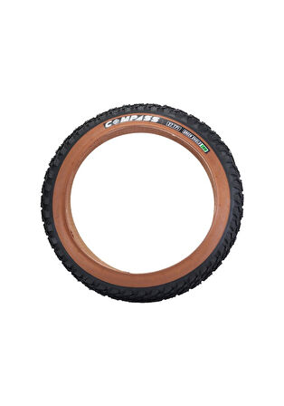 Compass 20x4.0 3mm Zırhlı Dişli FatBike Bisiklet Dış Lastik Amber