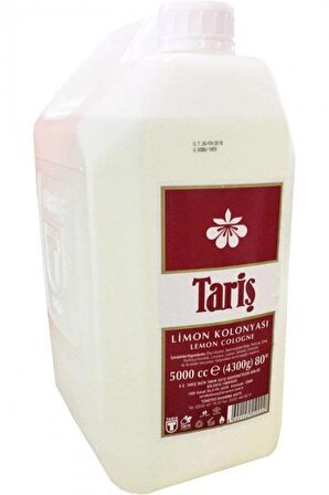 Tariş Limon Kolonyası 80 Derece 5 Lt Pet Bidon