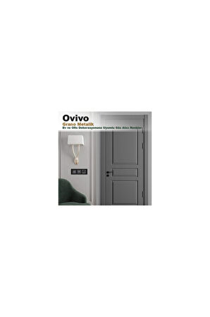 Ovivo Grano Metalik Vavien Anahtar Siyah + Füme Çerçeve