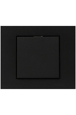 11 Adet Ovivo Grano Siyah Tekli Anahtar Çerçeve Dahil 11'li