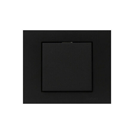 11 Adet Ovivo Grano Siyah Tekli Anahtar Çerçeve Dahil 11'li