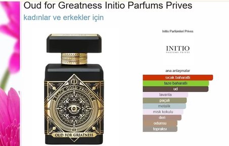 OUD FOR GREATNESS By İNİTİO 75ML EDP UNİSEX AFRODİZYAKLI ULTRA KALICI GENEL BEĞENİYE UYGUN