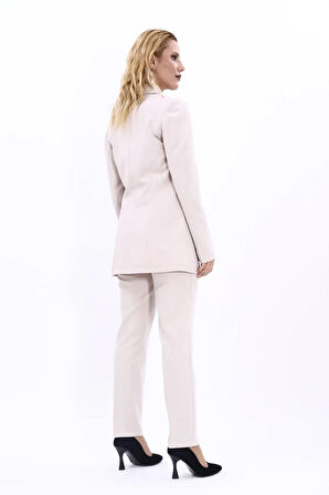 Verona Düğme Detay Blazer Takım TNS-4347