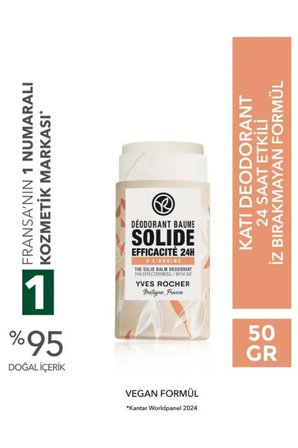 Alüminyum ve Alkol İçermeyen Yulaf Özlü Katı Stick Deodorant Shea Yağlı 24 Saat