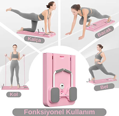 Çok Fonksiyonlu Egzersiz Aleti Pilates Reformer, Ev Tipi Pilates İstasyonu, Pilates Aleti