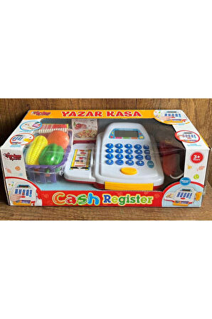 Vardem Işıklı Müzikli Yazar Kasa Süper Market Oyuncak Yazar Kasa