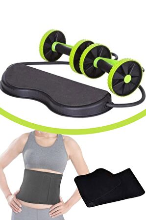 Revoflex Multiflex Tekerlekli Lastikli Egzersiz Spor Aleti Termal Sauna Bel Kemeri Korsesi