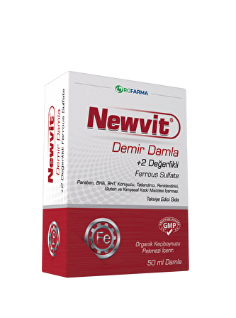 NEWVİT DEMİR DAMLA 