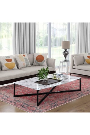 Kaymaz Taban Yıkanabilir Halı – Mutfak, Salon, Yatak Odası için Modern Dijital Baskı Halı (SLNHALI43
