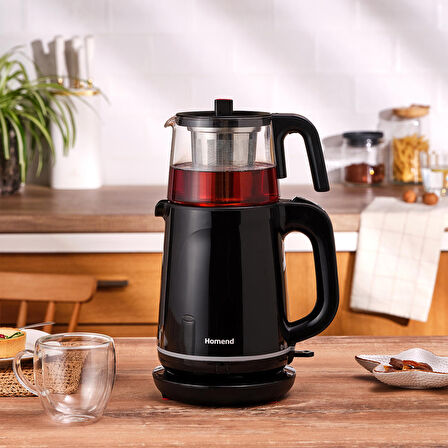 HOMEND Royaltea 1744h Çay Makinesi Siyah