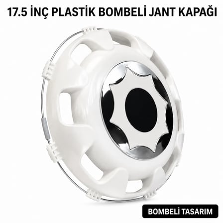 17.5 İnç Lüx Plastik Bombeli Jant Kapağı Kamyonet Midibüs Minibüs İçin 2 Adet