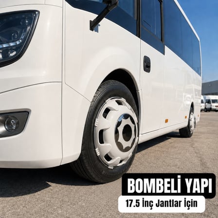 17.5 İnç Lüx Plastik Bombeli Jant Kapağı Kamyonet Midibüs Minibüs İçin 2 Adet