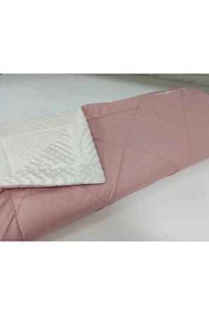 Ege HOME Decoration&Accessories Ege Home nohut battaniyeli nervürlü dolgulu bebek yorgan 100*150 