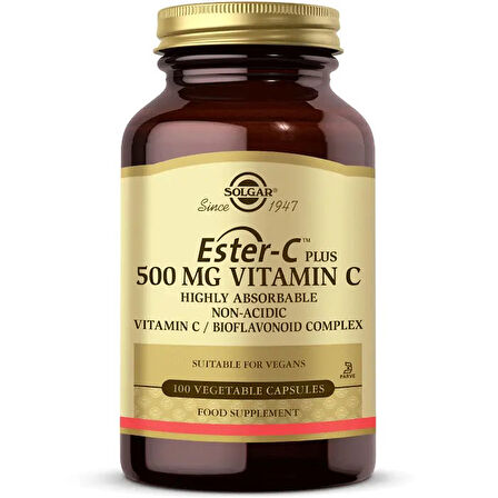 Solgar Ester-C Plus 500 Mg 100 Kapsül