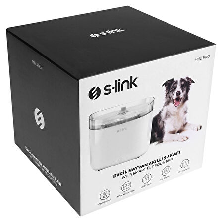 Kedi Köpek Su Pınarı Wifi Akıllı Su Kabı SL-22 1.9 Litre