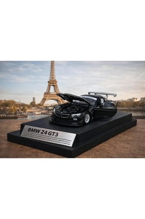 BMW Z4 GT3 DİECAST MODEL ARABA BMW SPOR 1:26 ÖLÇEK KUTULU ARABA